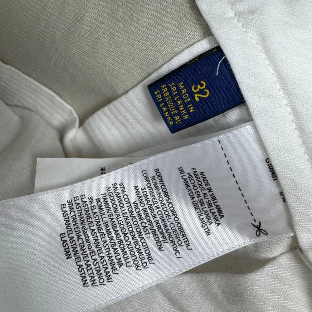 Polo Ralph Lauren Men Shorts 32 Stretch Classic Fit Chino Khaki Flat Front‎ 9
